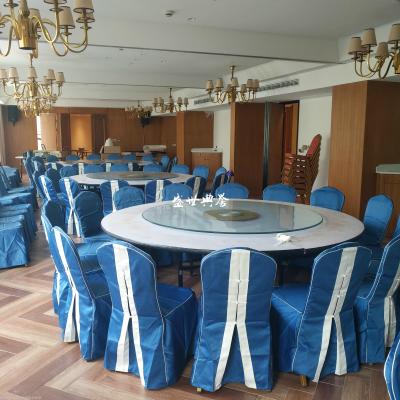 Wenzhou hotel banquet hall cloth grass factory custom Chinese wedding banquet chair cover conference room chair cover