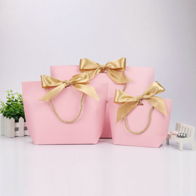 Ingot paper bag custom clothing bag gifts cosmetics portable paper bag packaging shopping paper bag spot paper bags