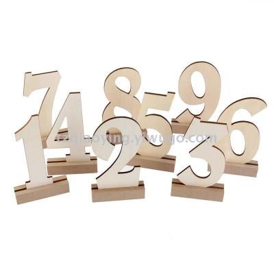 Wedding Table Number wooden Wedding Table Number 1-20