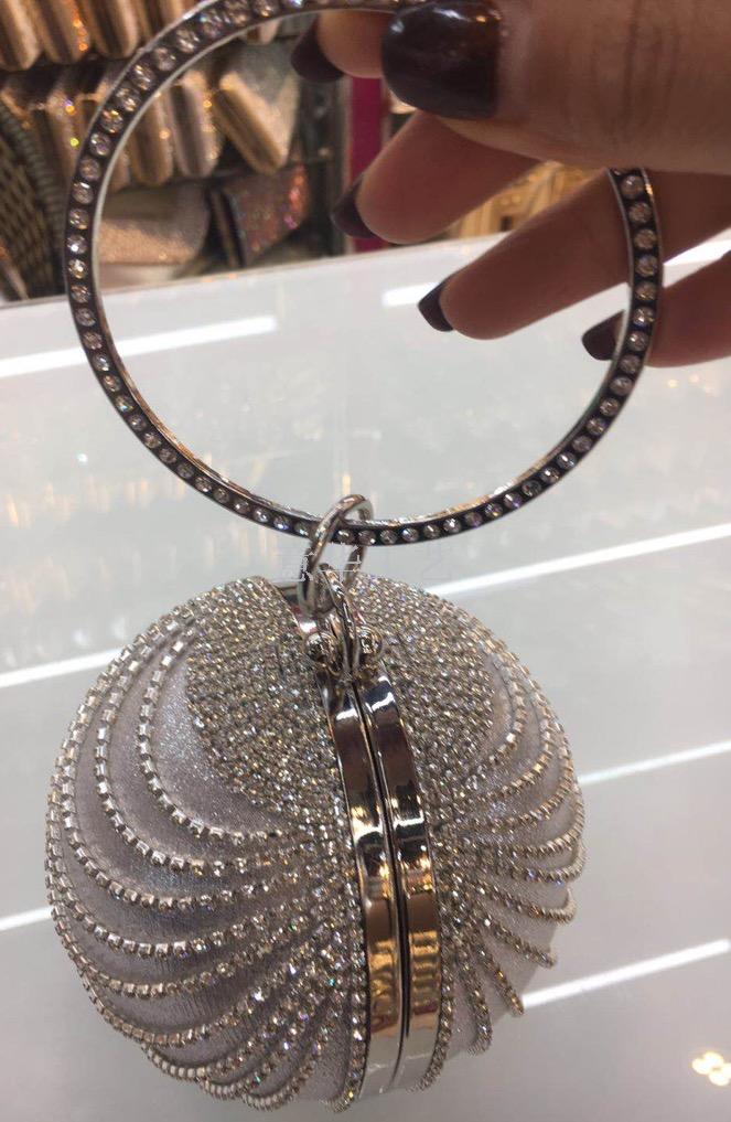 高端珍珠水钻手拿包新娘包手包链条包晚宴包礼服包女包生日礼物