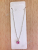High quality of a word buckle hollow chain imitation hao stone necklace