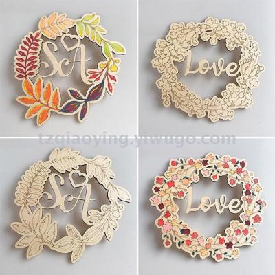 Customized wedding wooden hangtag decoration letters wooden exclusive wedding LOGO