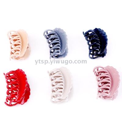 Korean large bath grip resistant to falling hair grip hairpin middle top clip adult hair claw pony clip female hairpin