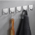Stainless steel hook strong adhesive wall hanging load bearing kitchen hook without trace paste