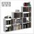 Three-Row Trapezoid Combined Bookcase Simple Bookshelf and Storage Shelf Home Living Room Bedroom Storage Rack Gift Gift