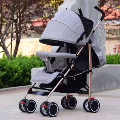 Aluminum alloy ultralight portable folding baby stroller umbrella car baby hump back shock absorbers baby stroller