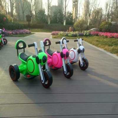 Manufacturers direct new space dog children's motorcycle lights music electric tricycle children's hockey wholesale