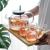 High borosilicate glass fruit teapot transparent household flower teapot large capacity small tea set for afternoon tea