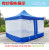 Cloth advertising tent set up booth four corner folding exhibition Sales tent Outdoor shade night Market Telescopic tent umbrella Cloth