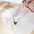 Titanium Steel Rose Gold Niche Ins Necklace Female Cold Style Hipster V-Shaped Net Red TikTok Chic Clavicle Chain Neck Chain