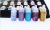 New Custom DIY Slim Shimmering Powder Sequins Micro Glass Bead Shell Powder 48 Color Set Glass Bottle Nail Ornament