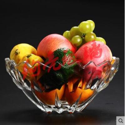Transparent glass fruit bowl delisoga fruit bowl salad bowl