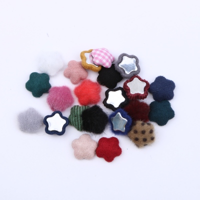 Cloth button manufacturers direct marketing star button accessories earrings accessories clothing accessories buttons