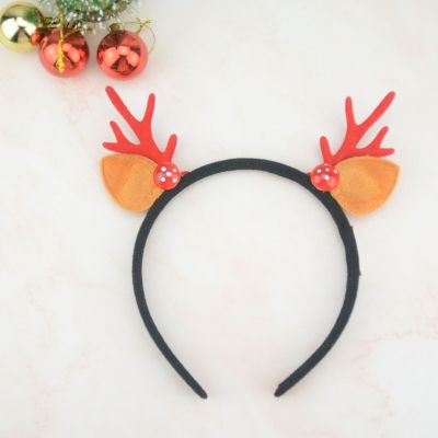 Christmas Headband Children Adult Simulation Angle Antlers Headband Party Packaging Cute with Ears Head Buckle Christmas Decoration