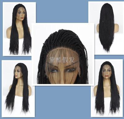 European and American hot-selling wig before the lace braid chemical fiber head cover export style lace manufacturers direct sales
