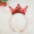 Christmas Headband Children Adult Color Changing Headband Party Dress up Supplies Sequined Crown Head Buckle Christmas Decoration