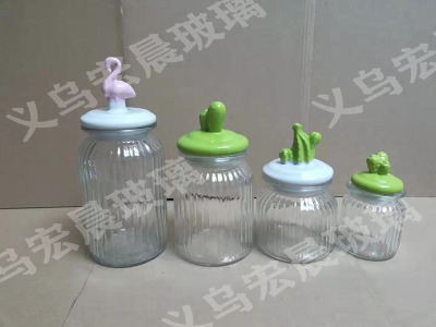 Manufacturers sell glass sealed cans with various shapes delicate sealed porcelain cover types of glass sealed cans