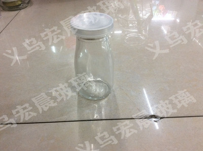 Manufacturers direct pudding glass 100ml small pudding 100ml high small pudding cork cover, plastic cover