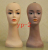 Black and White Plastic Wig Model Head Scarf Hat Shooting Props Model Window Head Model Display Stand