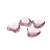 Flat chamfered heart without hole imitation acrylic drill clothing shoes hat case bag accessories accessories