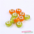 Solid Color 925 Silver Pandora Beads DIY Bracelet Female Accessories Fixed Beads Safety Chain Beads Various Colors