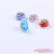 Gradient Mixed Color S925 Silver Material DIY Bead Accessories String Pandora Bracelet Trendy Silver Accessories