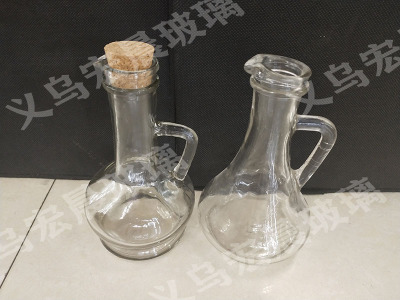 Manufacturers sell refined glass oil can with handle glass oil can bird beak shape glass oil can