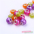 Solid Color 925 Silver Pandora Beads DIY Bracelet Female Accessories Fixed Beads Safety Chain Beads Various Colors
