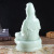 Blue ice jade guanyin exquisite decoration shop opening gifts living room desk decoration resin crafts wholesale