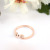Monkey Year Sun Wukong Love You Forever Ring of the Incantation of the Golden Hoop Titanium Steel 18K Rose Gold Couple Rings Colorfast