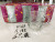 Manufacturer direct selling delicate glass cups and mugs with handle glass mugs six pack