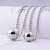 Korean Style Simple round Beads Sweater Chain 18K Rose Gold Ball Long Necklace Non-Fading Non-Allergic