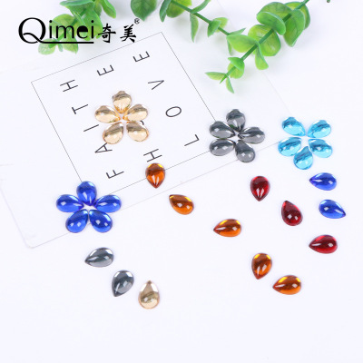 Chimei perforated flat water drop acrylic diamond clothing, shoes, hats, bags, DIY accessories manufacturers wholesale