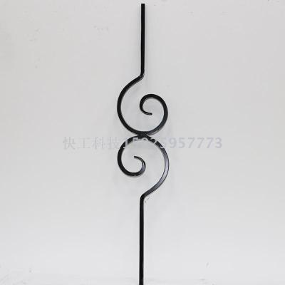 Wrought iron stair stud wrought iron stair flower rod wrought iron handrail stud