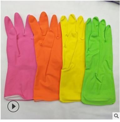 40G Velvet Spray Household Household Household Household Latex Dishwashing Gloves Are Cheap and Good Quality