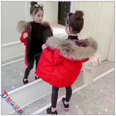 New Korean style children's down and down cotton suit for boys and girls