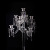 Manufacturers direct romantic personality crystal candlestick customized creative European style wedding decoration gifts