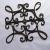 Wrought iron fittings stair flower armrest fittings of wrought iron