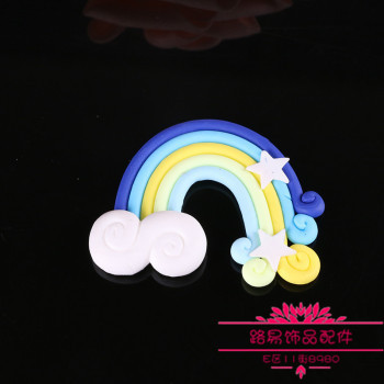 Simulation food play accessories mobile phone case accessories lollipop rainbow cloud eardrop manufacturers direct sales