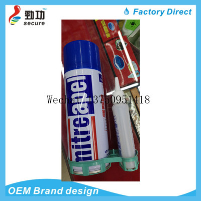 Wood glue, colorless, transparent and fast curing accelerator for wood density board photo frame