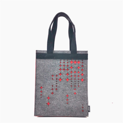 Factory direct selling non-woven felt bag bag gift felt new handbag custom logo