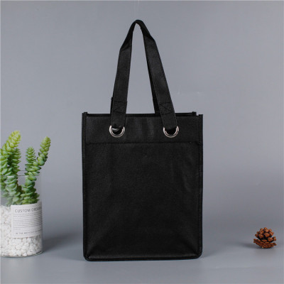 Professional supply of high-grade blank non-woven shopping bags hand-held non-woven bags can be woven advertising LOGO
