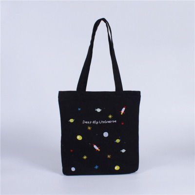 Creative student canvas bag custom custom student art tutorial bag cotton bag one shoulder handbag custom LOGO