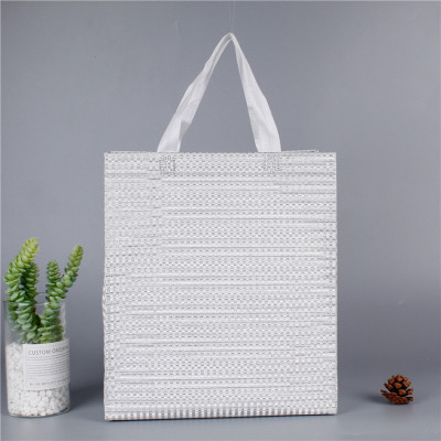 Coated non-woven bag can be woven logo environmental protection non-woven bag large capacity portable shopping bag wholesale
