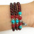 Imitation garnet bracelet beads hand string wholesale gifts small gifts three layers of bracelets stall  