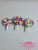 Handmade clay lollipop key pendant simulation food