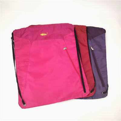 Oxford waterproof drawstring backpack nylon event storage bag