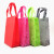 Color non-woven shopping bags woven clothing stripe handbag wholesale can print logo manufacturers direct sales