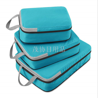 Hot style ultra light portable travel bag 3 piece travel set with hand wash wraparound bag
