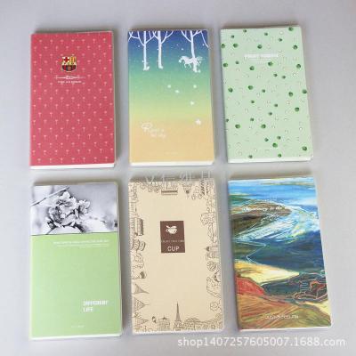 Creative Stationery Ruyi 48K Boutique Plastic Cover Notebook Pockets Notebook Portable Cartoon Notebook Book
